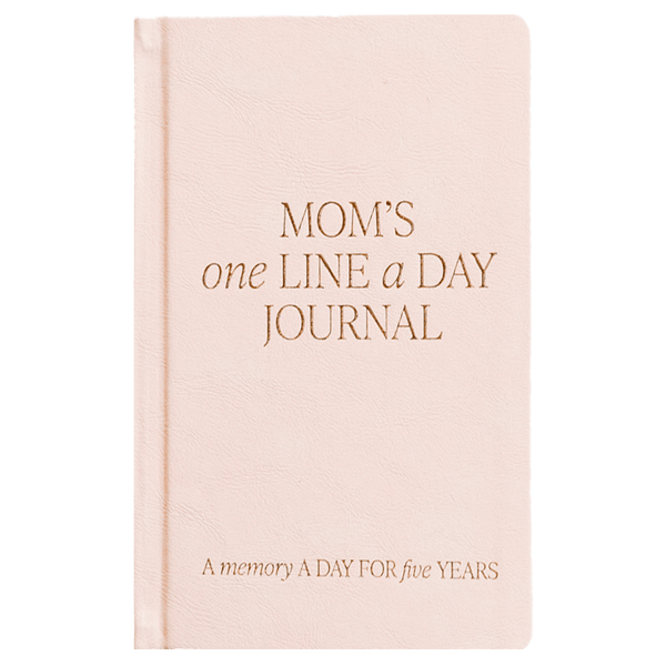 Mom's One Line A Day Leather Journal