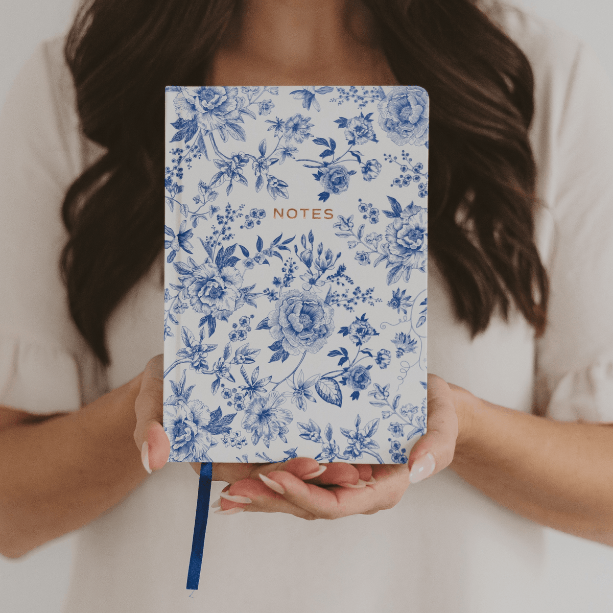 Sweet Water Decor Blue Delft Notes Journal - view 2