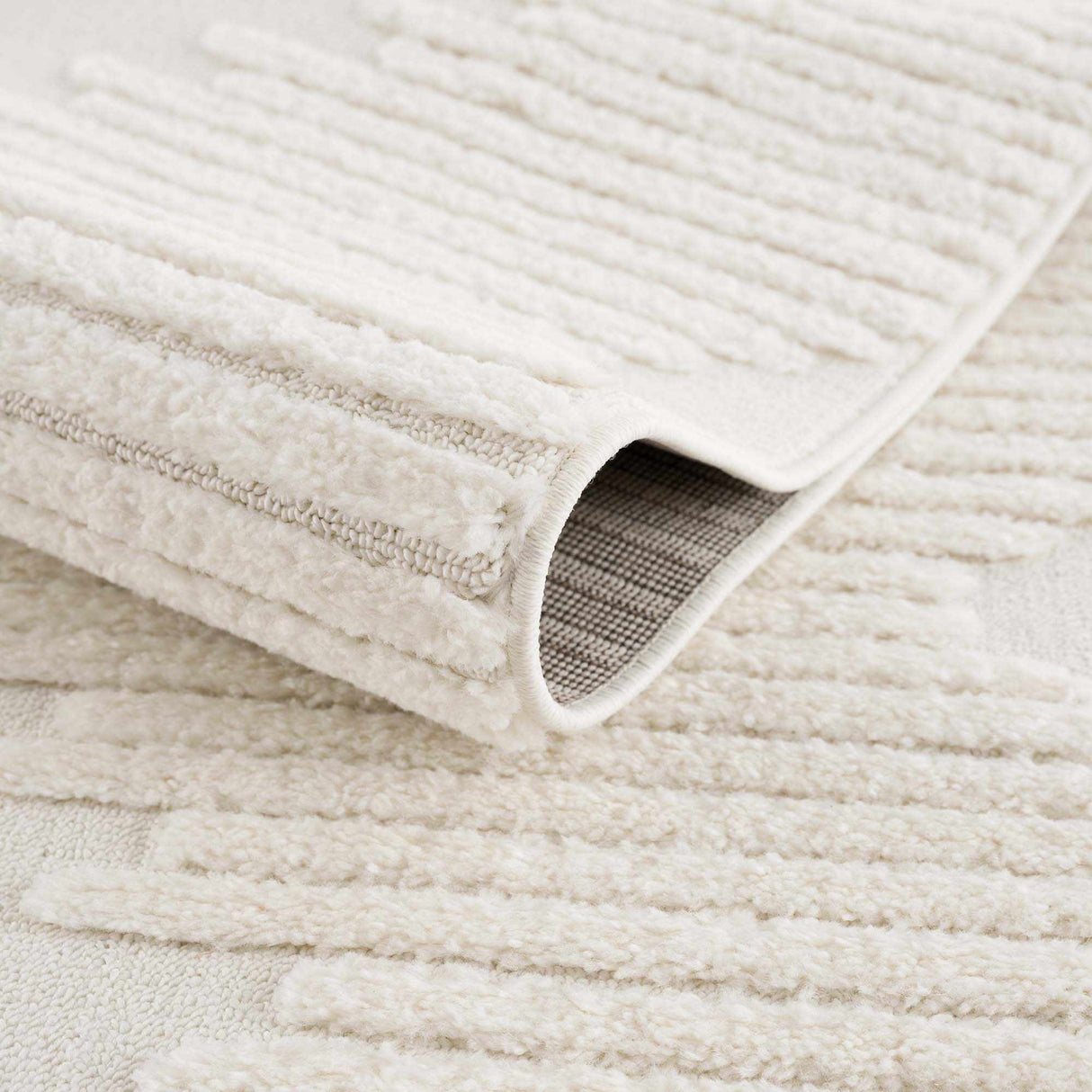 Palimbang Cream 3D Rug