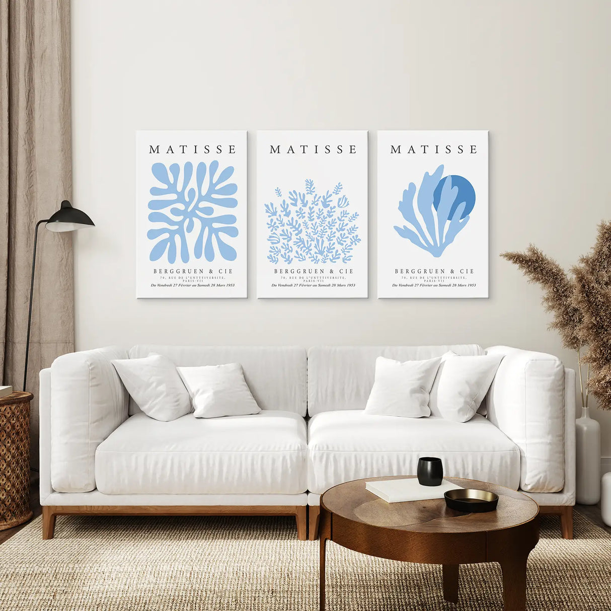 Light Blue Henri Matisse Exhibition Art Set