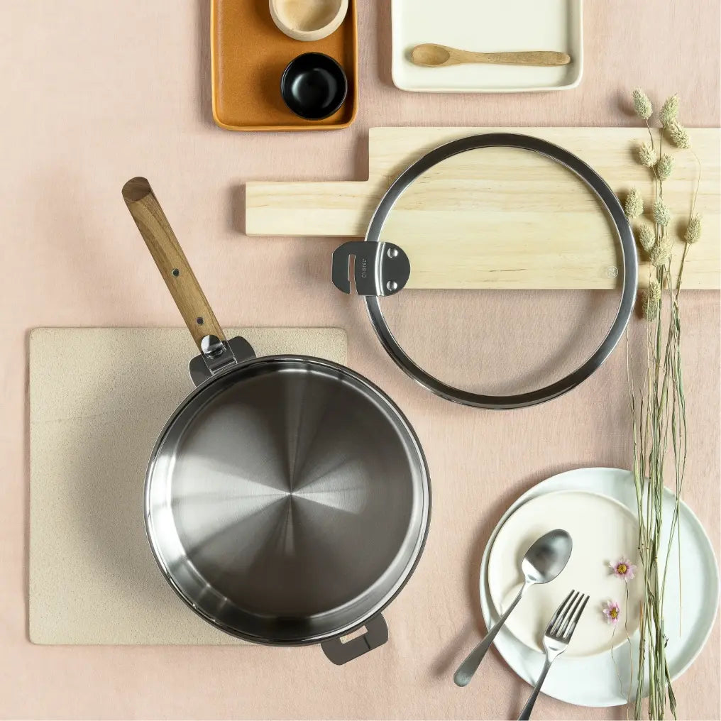 CRISTEL USA Non-Stick Saute Pan
