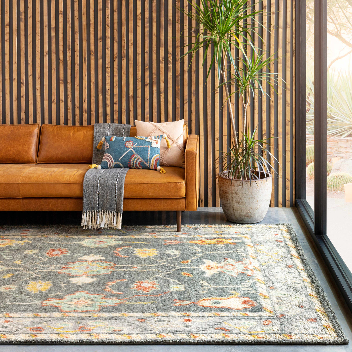 Prosperidad Handmade Wool Rug - Clearance