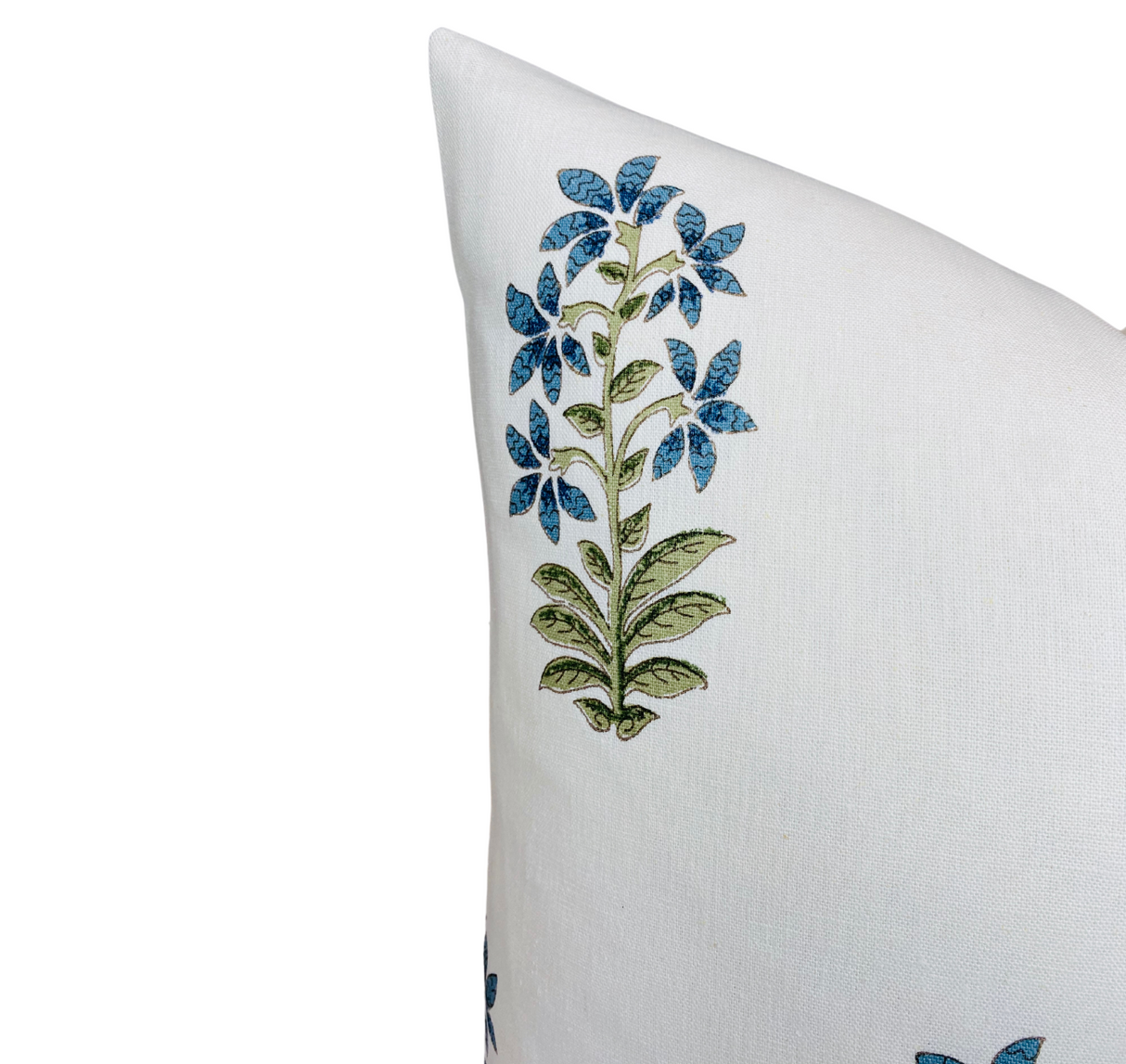 Udaipur Pillow Cover in Indigo, Peter Dunham Textiles
