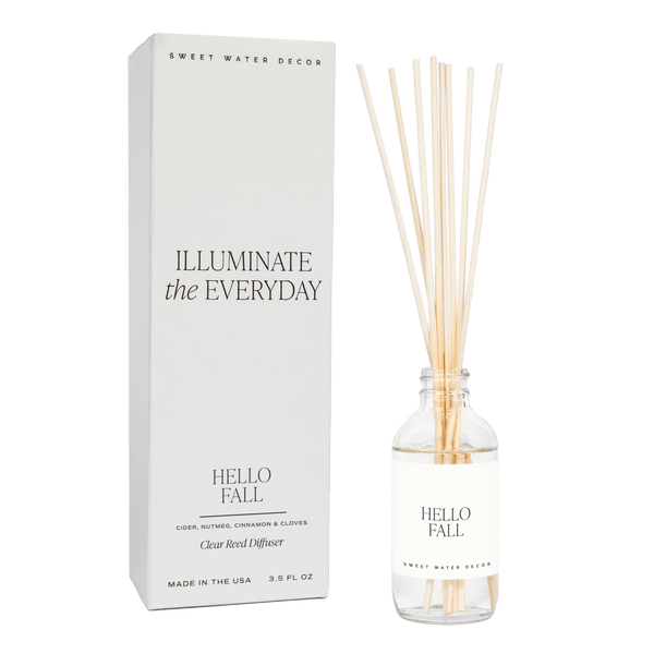 Hello Fall Clear Reed Diffuser
