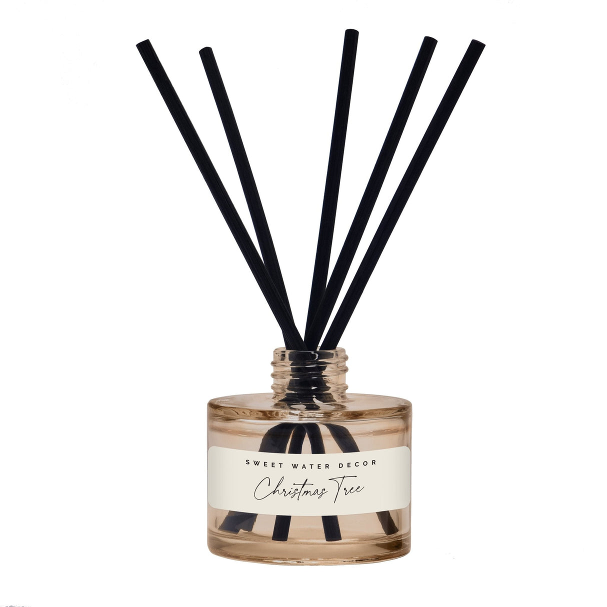 Christmas Tree Tinted Glass Jar Reed Diffuser