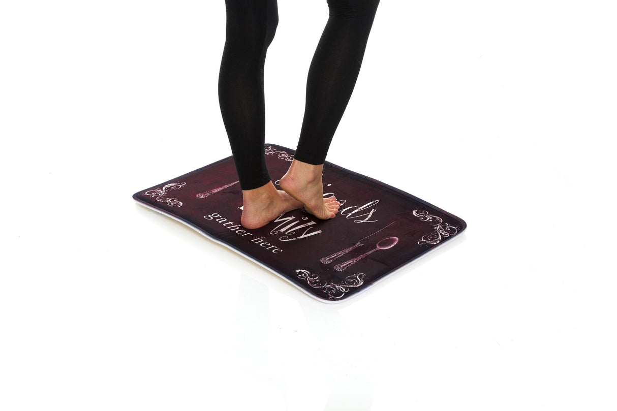 J&V TEXTILES Relax Series Series 20"x30" Antifatigue Kitchen Mats (Friends and Family)