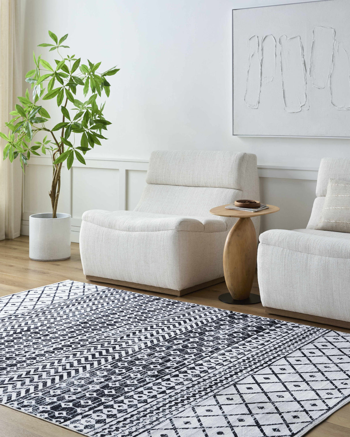 Royko Washable Area Rug