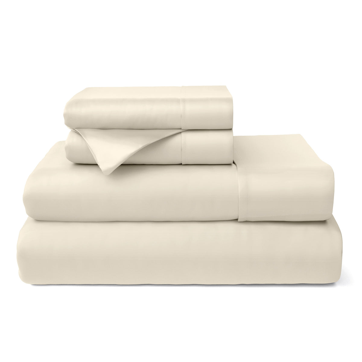 Cosy House Collection 100% Bamboo Bed Sheets in Cream