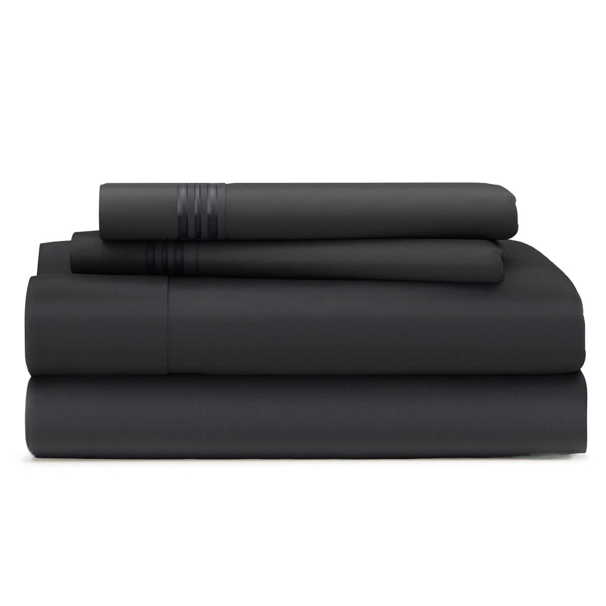 Cosy House Collection Everyday Bed Sheets in Black