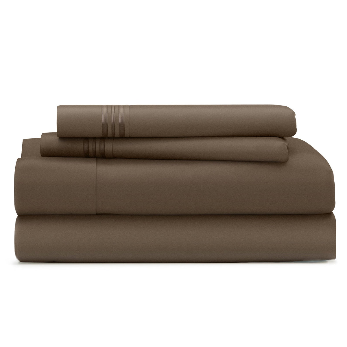 Cosy House Collection Everyday Bed Sheets in Chocolate