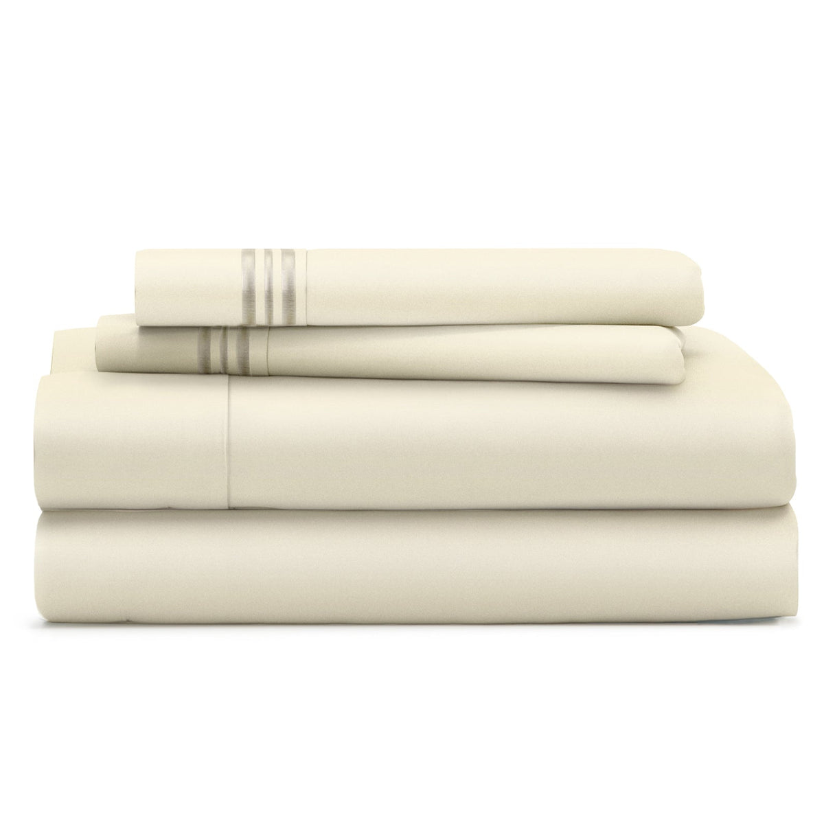 Cosy House Collection Everyday Bed Sheets in Cream