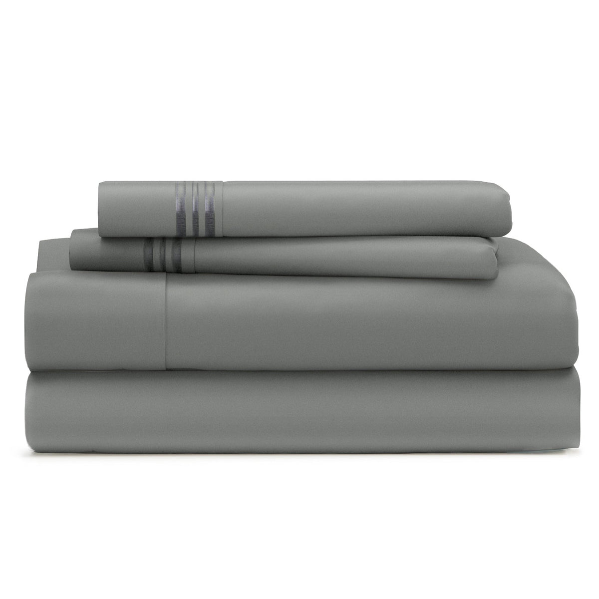 Cosy House Collection Everyday Bed Sheets in Grey