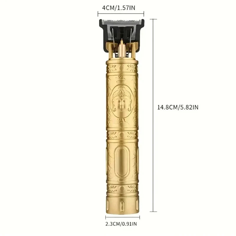 Professional Hair Clipper Beard Trimmer USB Rechargeable Barber Shaver