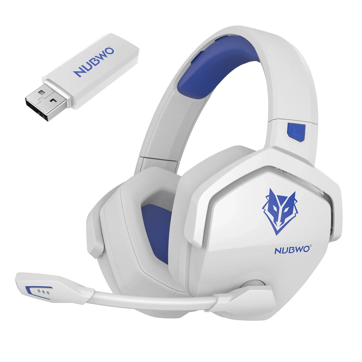 NUBWO G06 Wireless Gaming Headset Bluetooth 5.3 PS5 PC Noise Cancelling