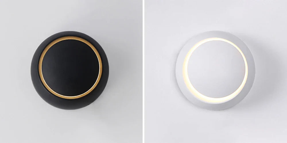 Rotatable LED Wall Light – Modern Aluminum Indoor Lamp for Bedroom & Living Room