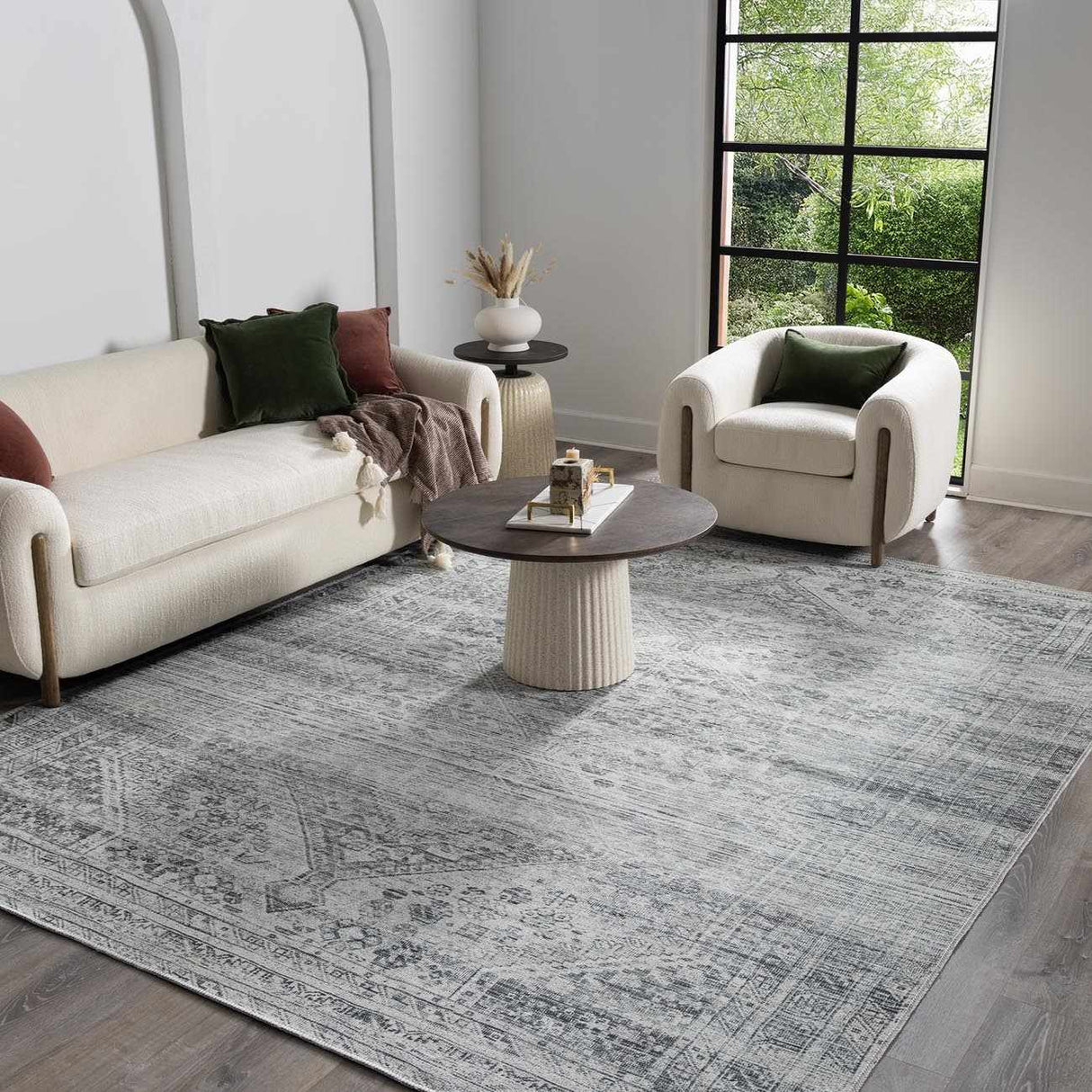 Boutique Rugs Barny Gray Blue Washable Rug - view 8