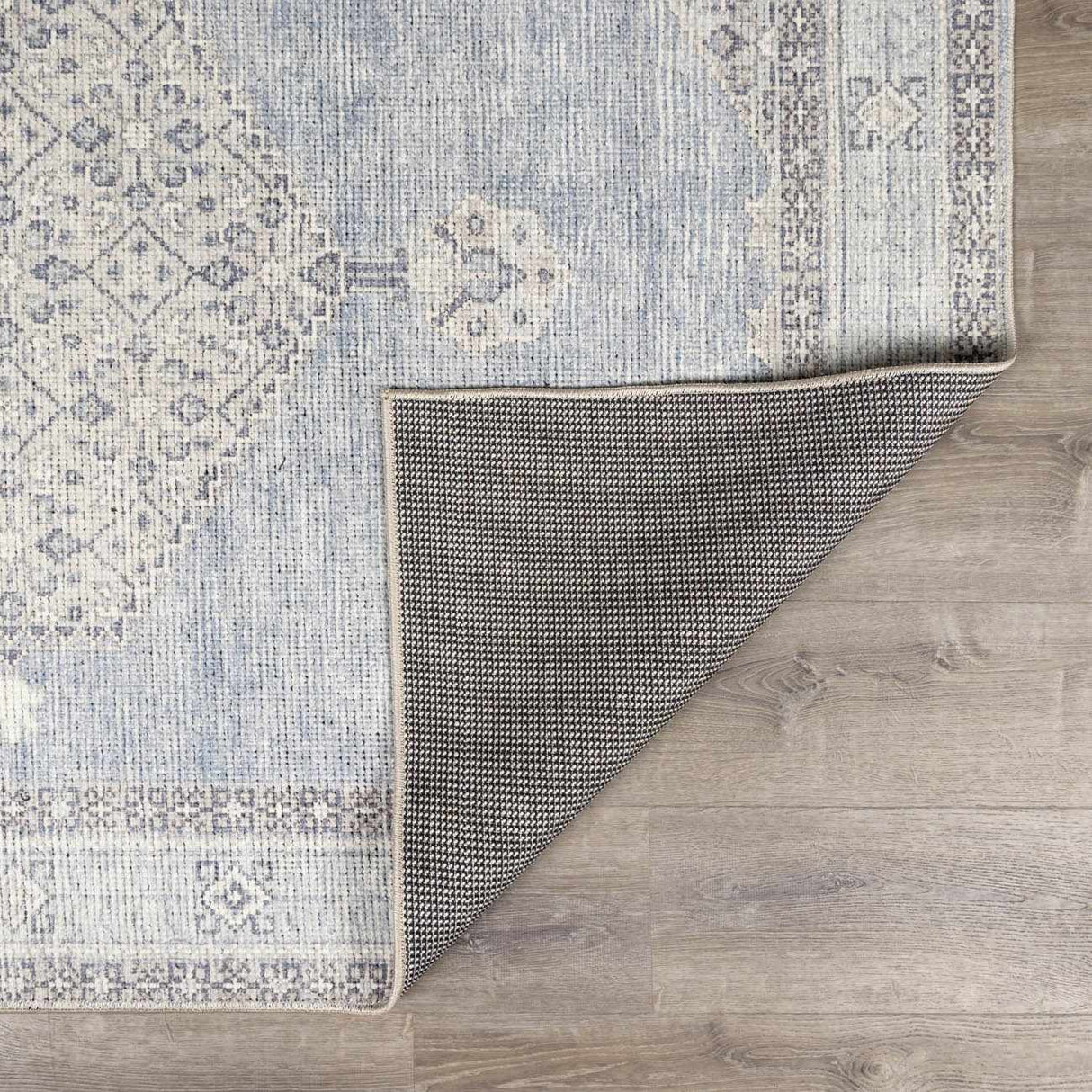 Lila Medallion Denim Area Rug