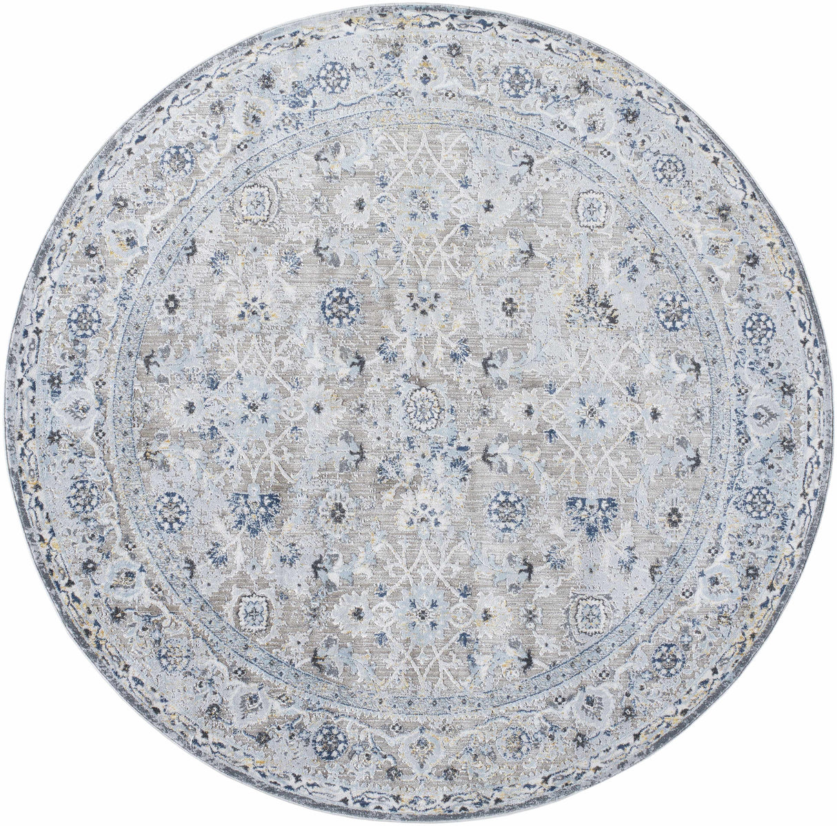 Finn Blue & Brown Area Rug - Clearance