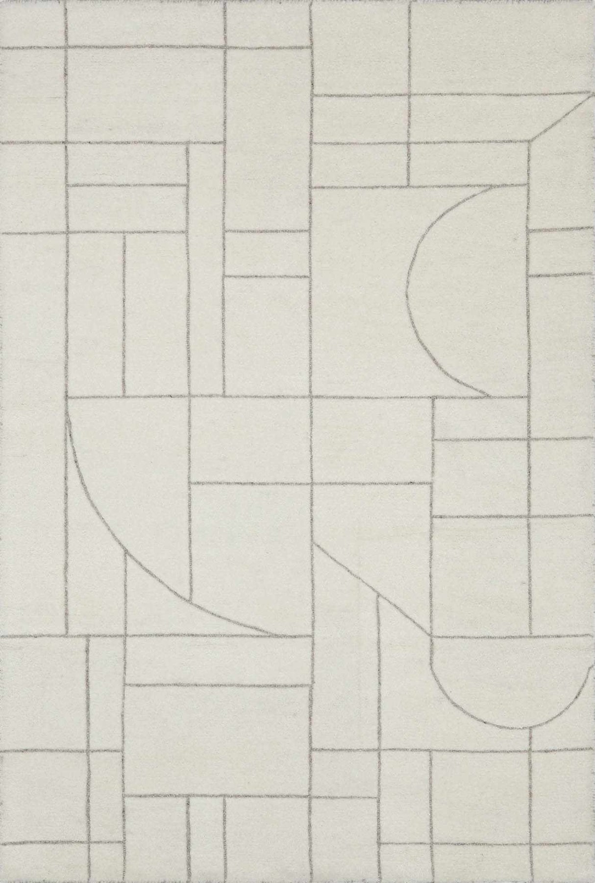 Fusao Off White Area Rug