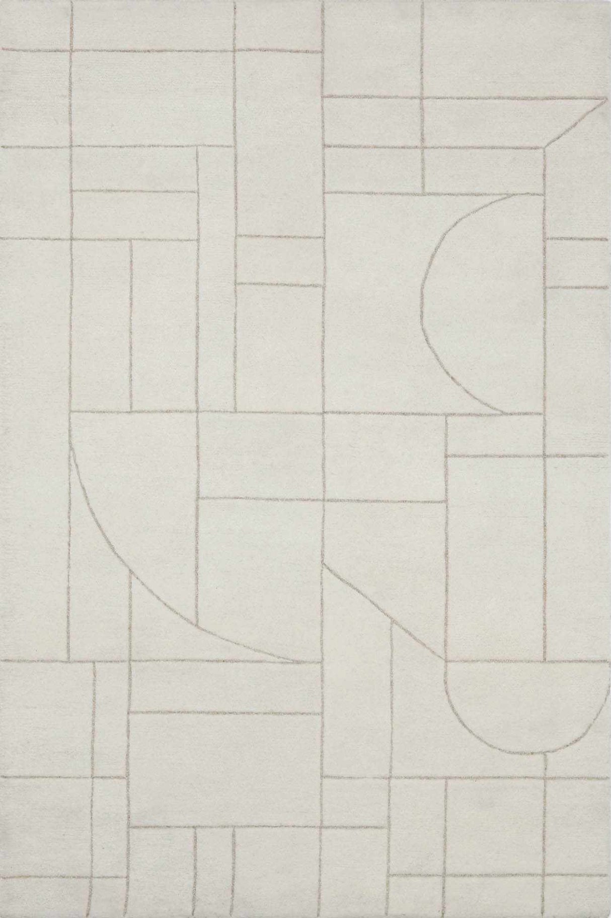 Fusao Beige Area Rug