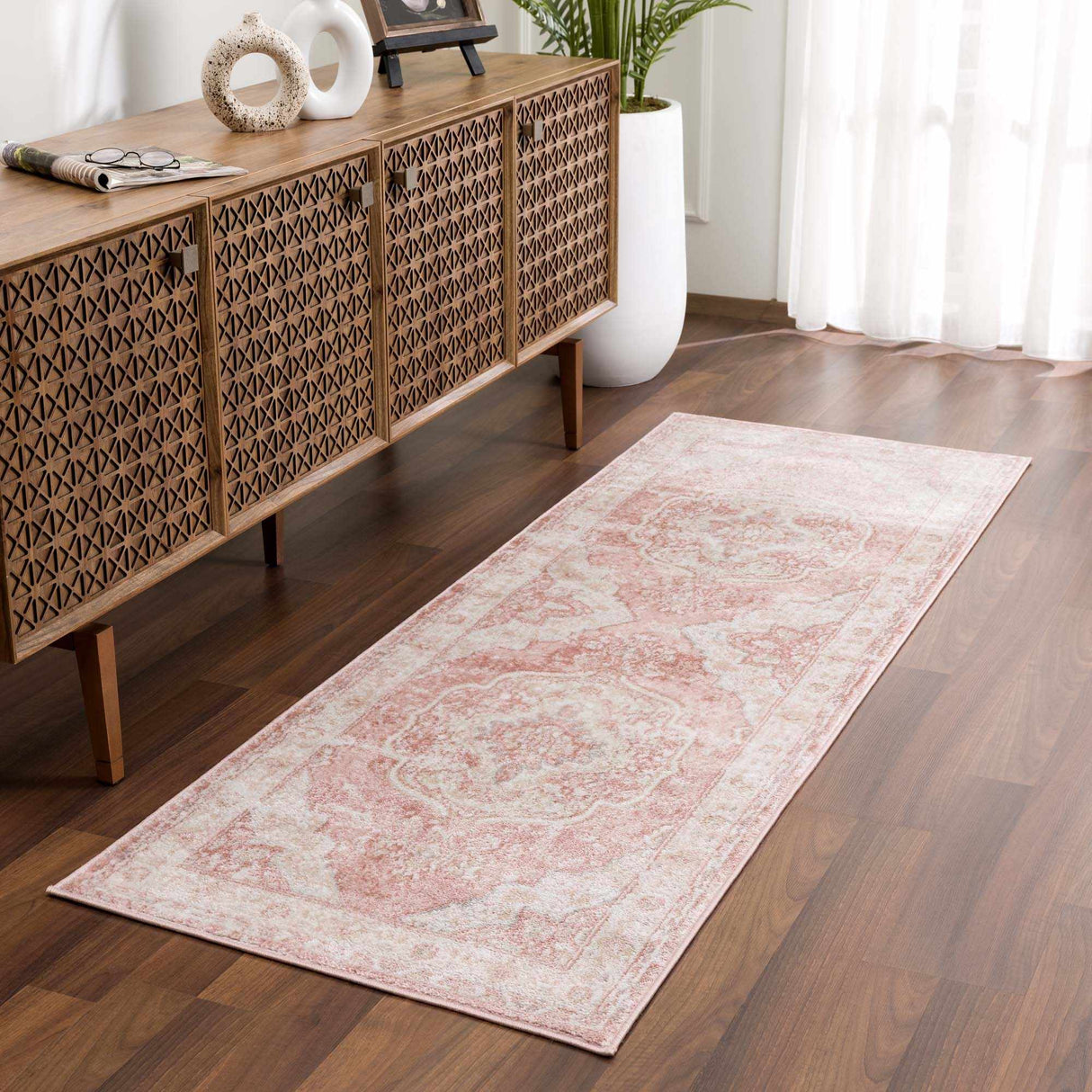 Kandos Blush & Light Pink Area Rug