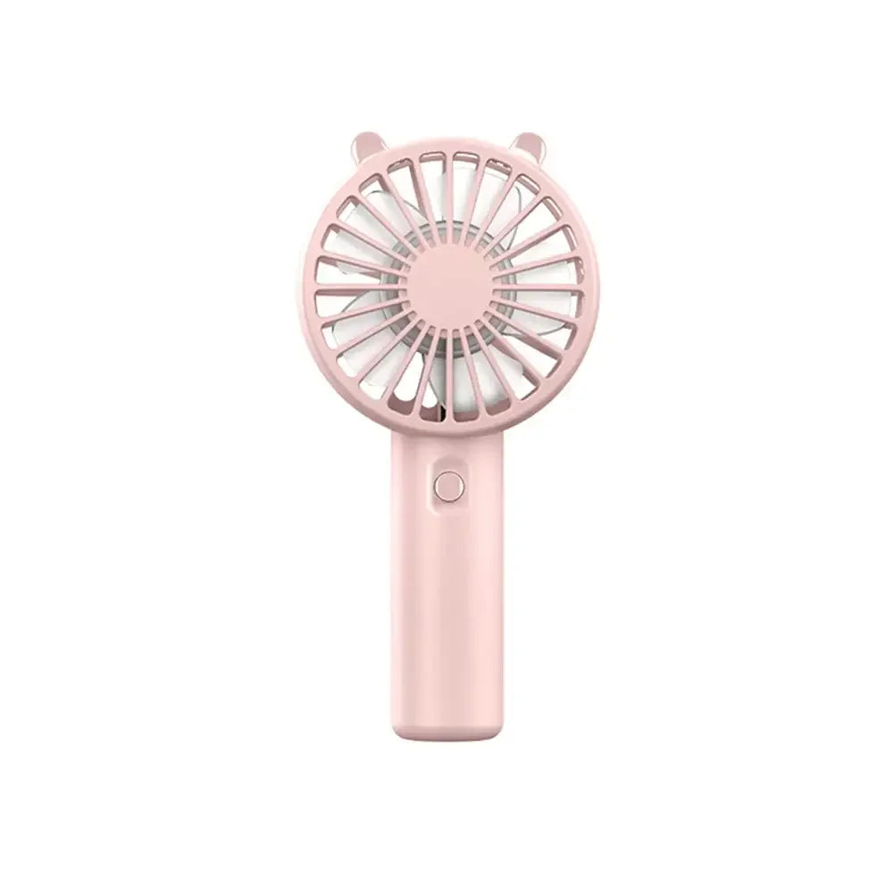 Mini Handheld Fan USB Rechargeable 3-Speed Portable 2-Pack