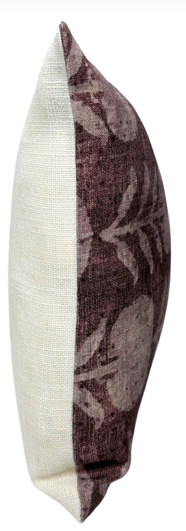 Zinnia Pillow Cover in Berry, McLaurin + Piercy Textiles