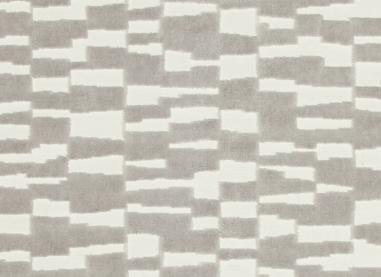 Mod Velvet Pillow Cover in Grey