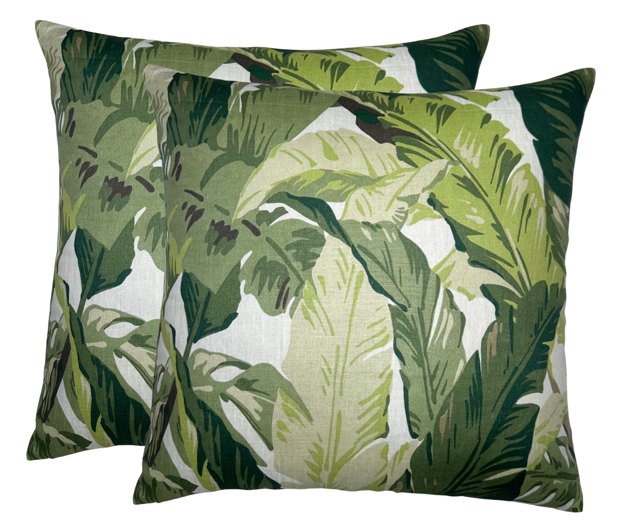 Travelers Palm Pillow Cover in Sage