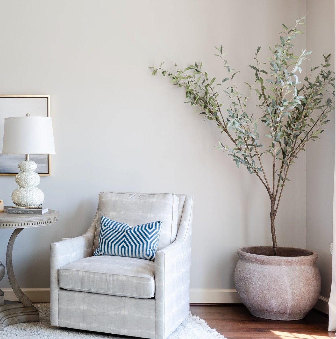 Vanderbilt Velvet Pillow Cover in Marine Blue, Schumacher Textiles