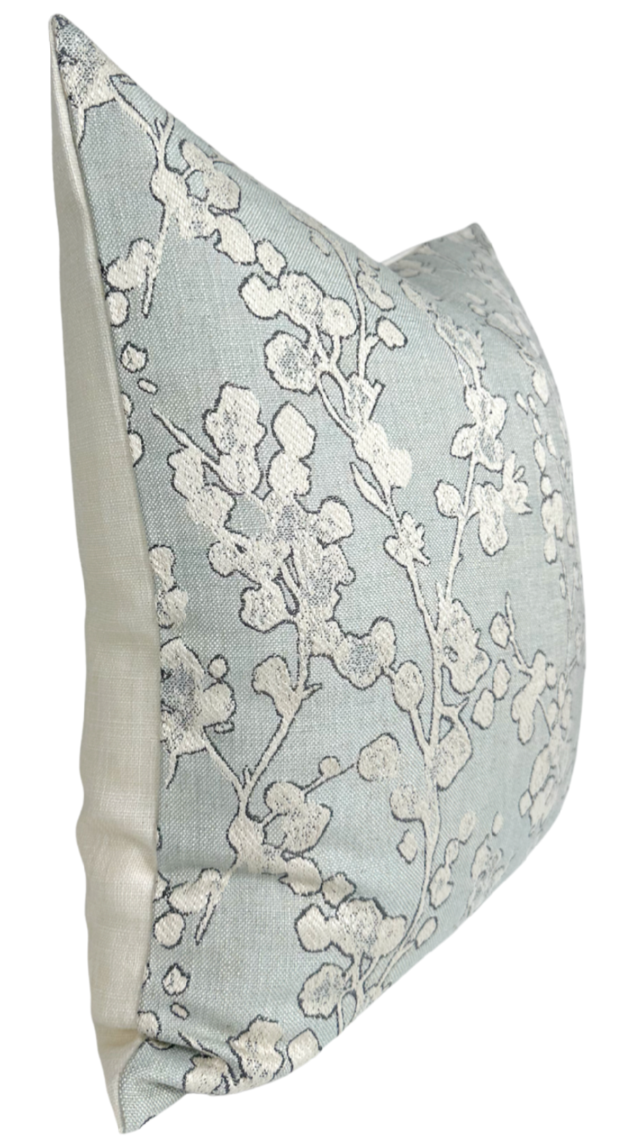 Aylin Floral Pillow Cover in Eucalyptus, Villa Nova Textiles