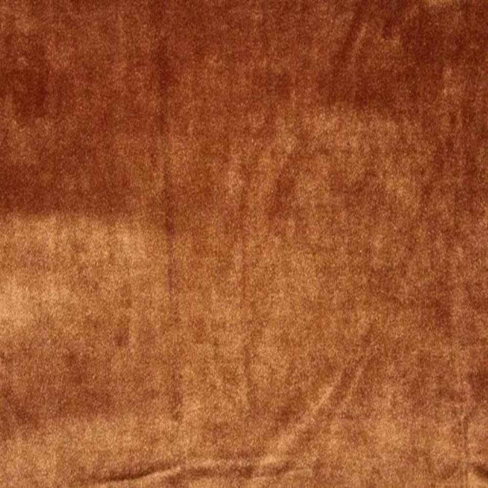 Velveteen72 Solid Plain Velvet Tablecloth – Rust