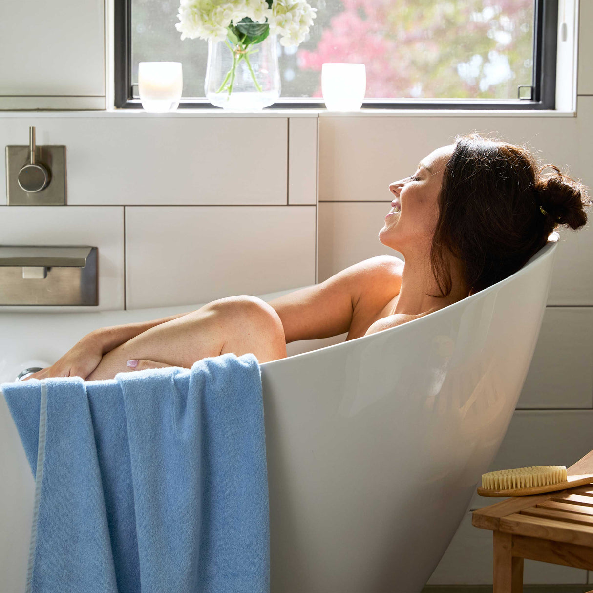 Bamboo Cotton Spa Bath Towel - Viscose from Bamboo + Cotton - Ocean