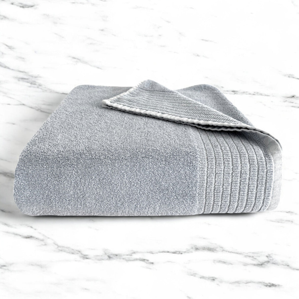 Bamboo Cotton Spa Bath Towel - Viscose from Bamboo + Cotton – Stone