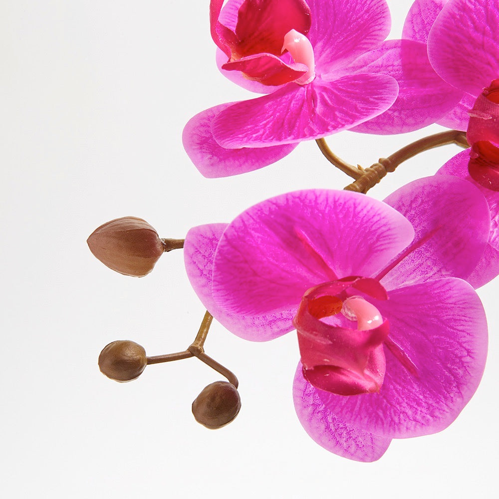 Artificial Pink Double Stem Orchid