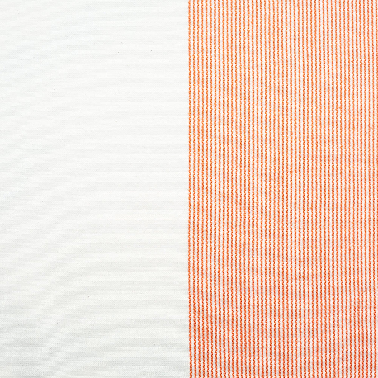 The Stripe Collection Tablecloth Natural & Persimmon