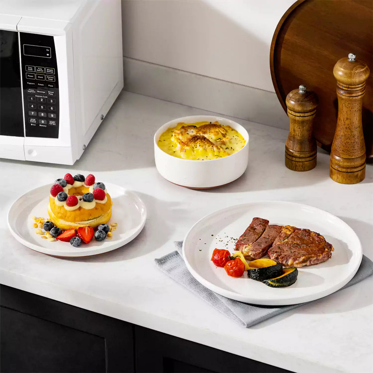 Tara Multicolor 12 Piece Dinnerware Set