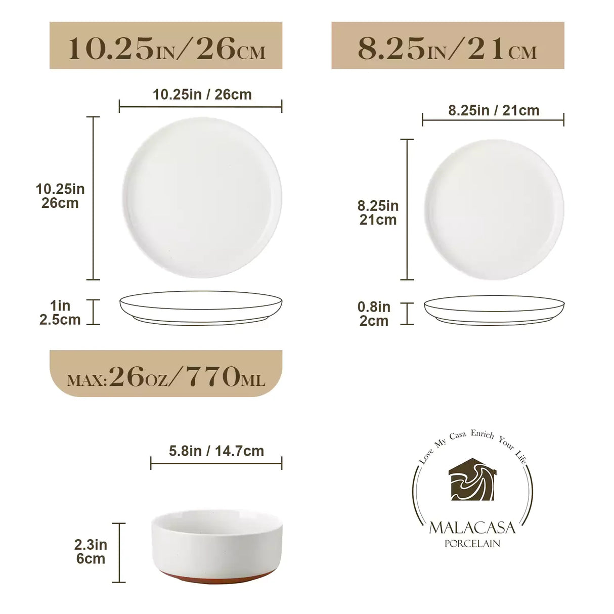Tara Pink 24 Piece Dinnerware Set for 8