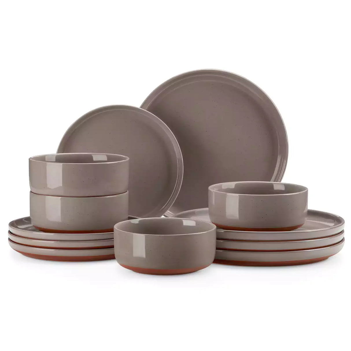 Tara Pink 12 Piece Dinnerware Set