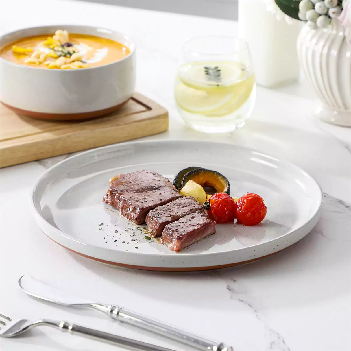 Tara Multicolor 12 Piece Dinnerware Set