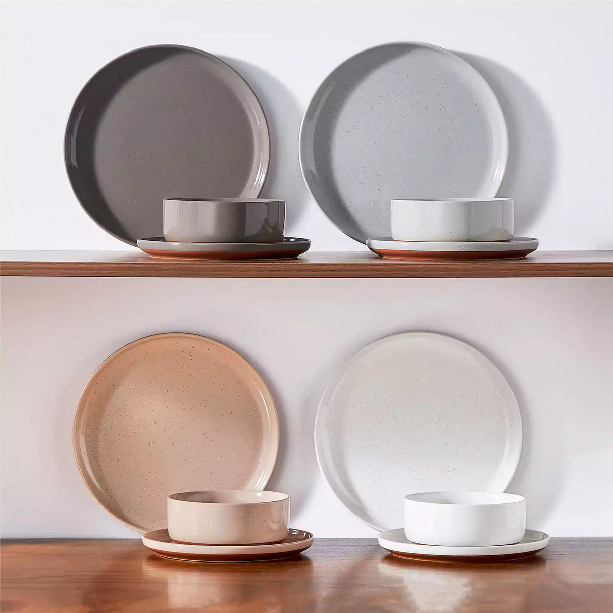 Tara Pink 24 Piece Dinnerware Set for 8