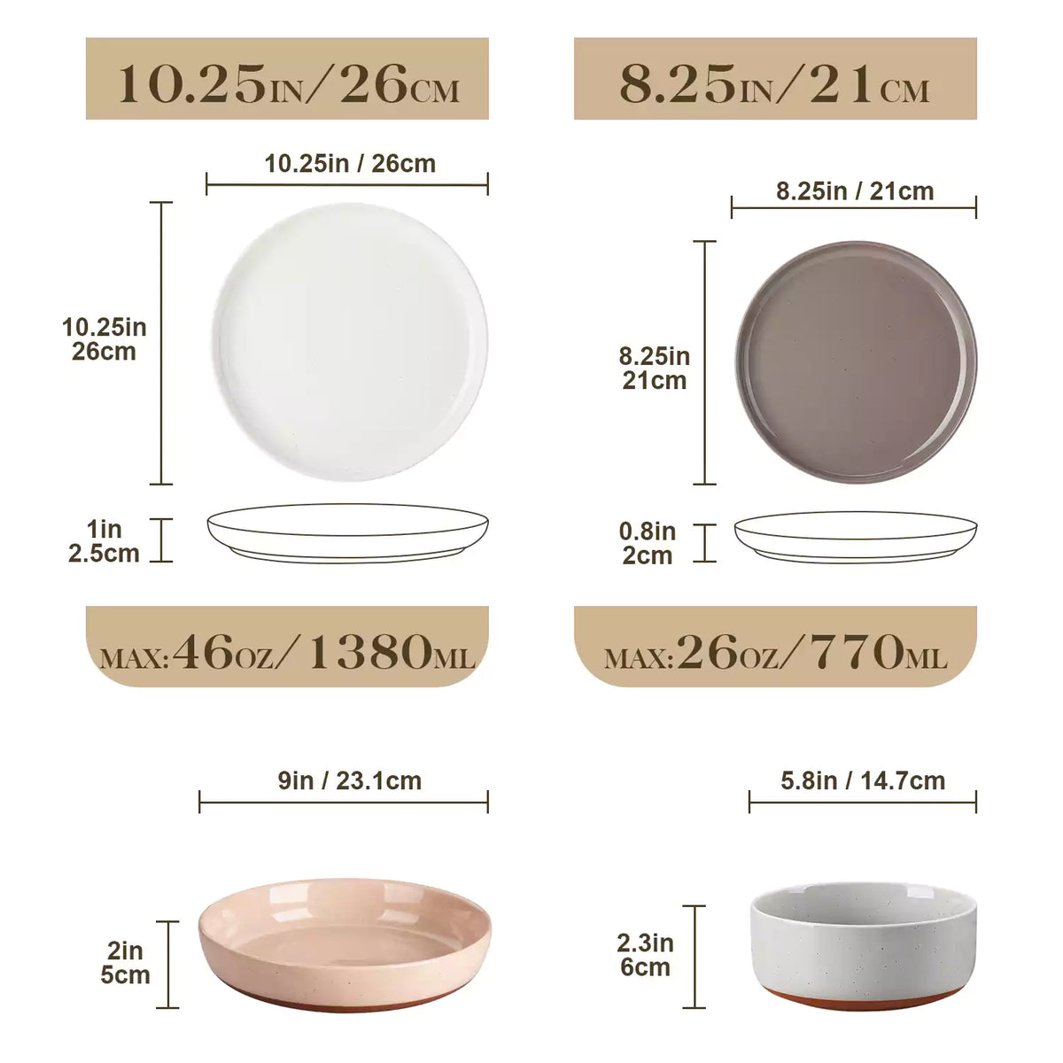 Tara 16 Piece Dinnerware Set