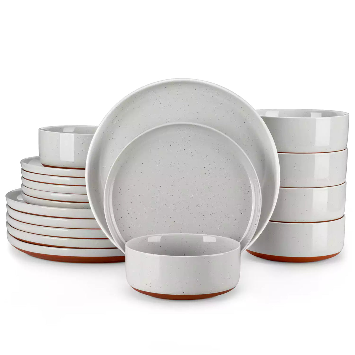 Tara 18 Piece Stoneware Dinnerware Set