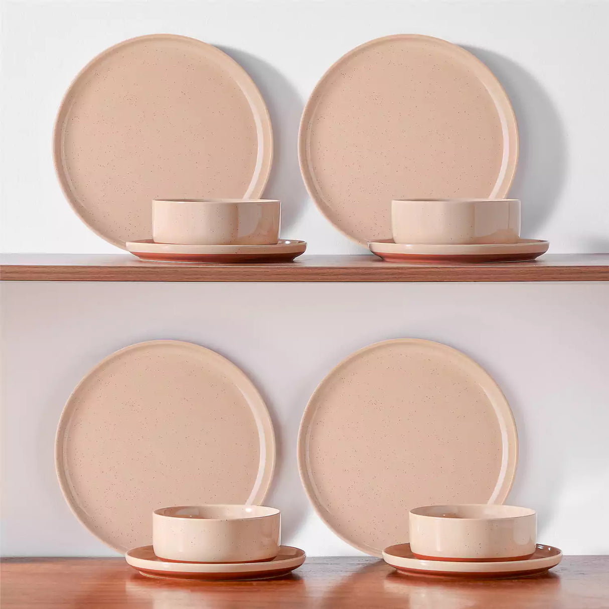Tara 18 Piece Stoneware Dinnerware Set