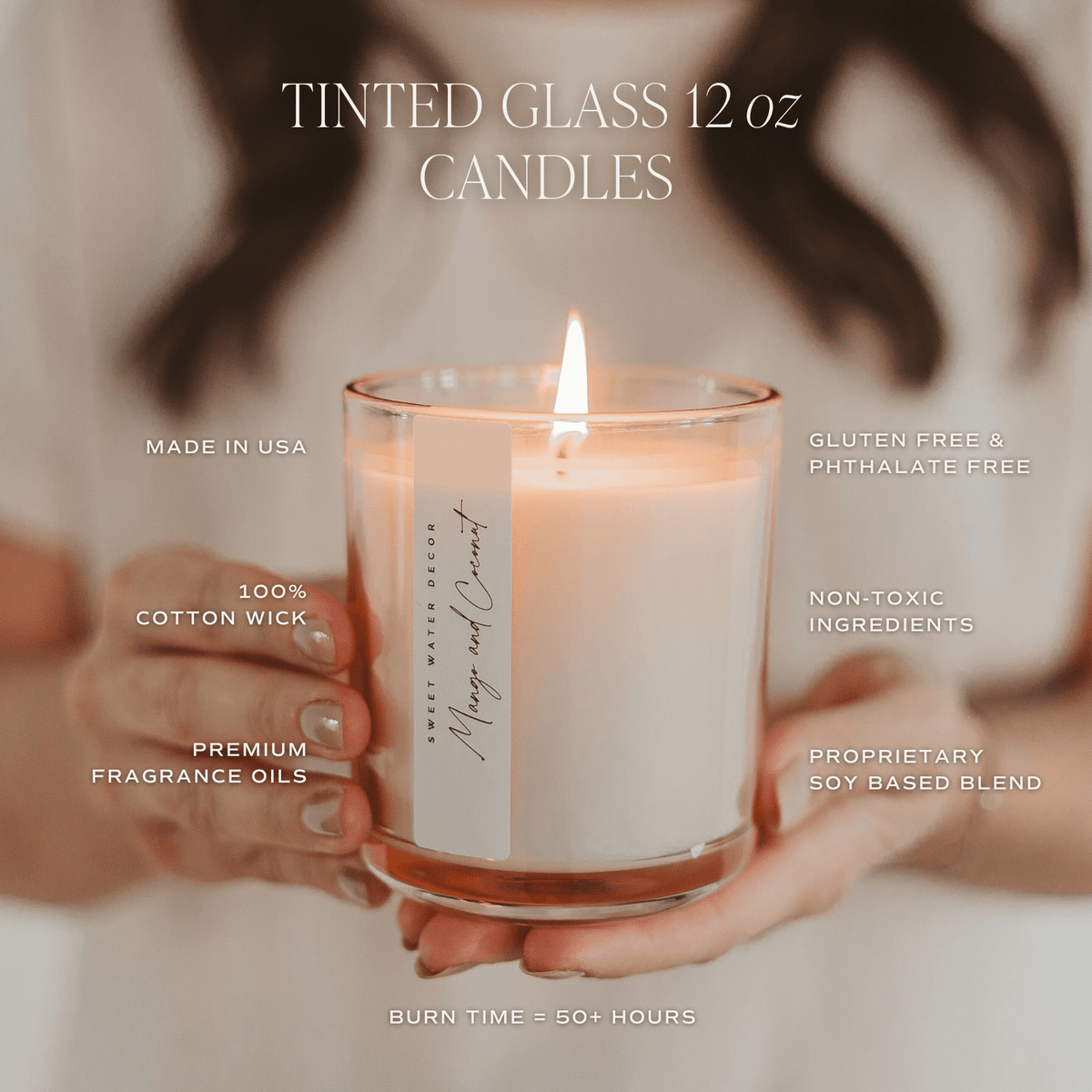 Sweet Water Decor Salt and Sea Soy Candle - view 4