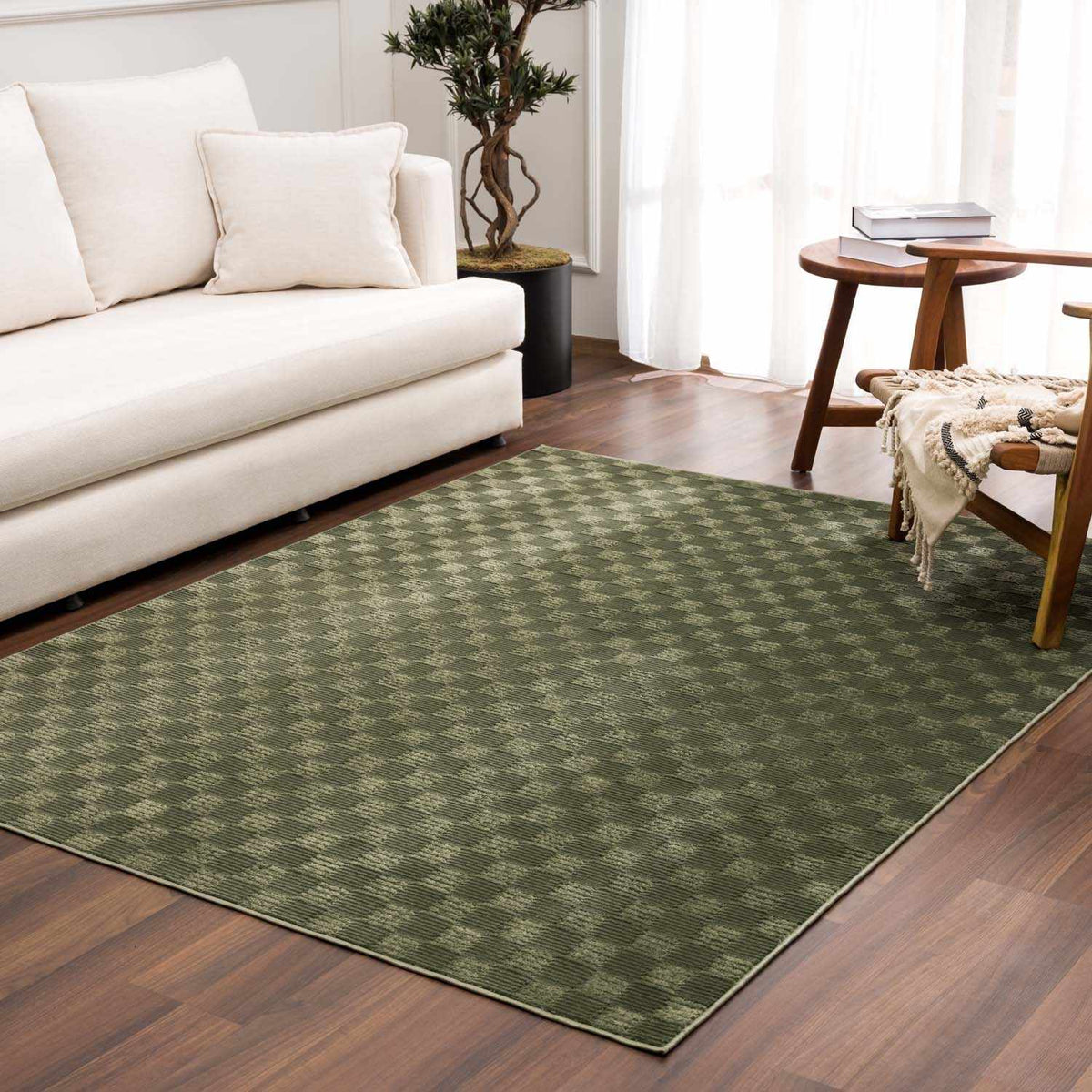 Boutique Rugs Truls 3D Checkered Washable Rug - view 3