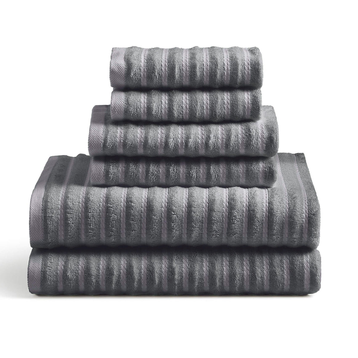 Cosy House Collection Luxury Towel Set in Grey
