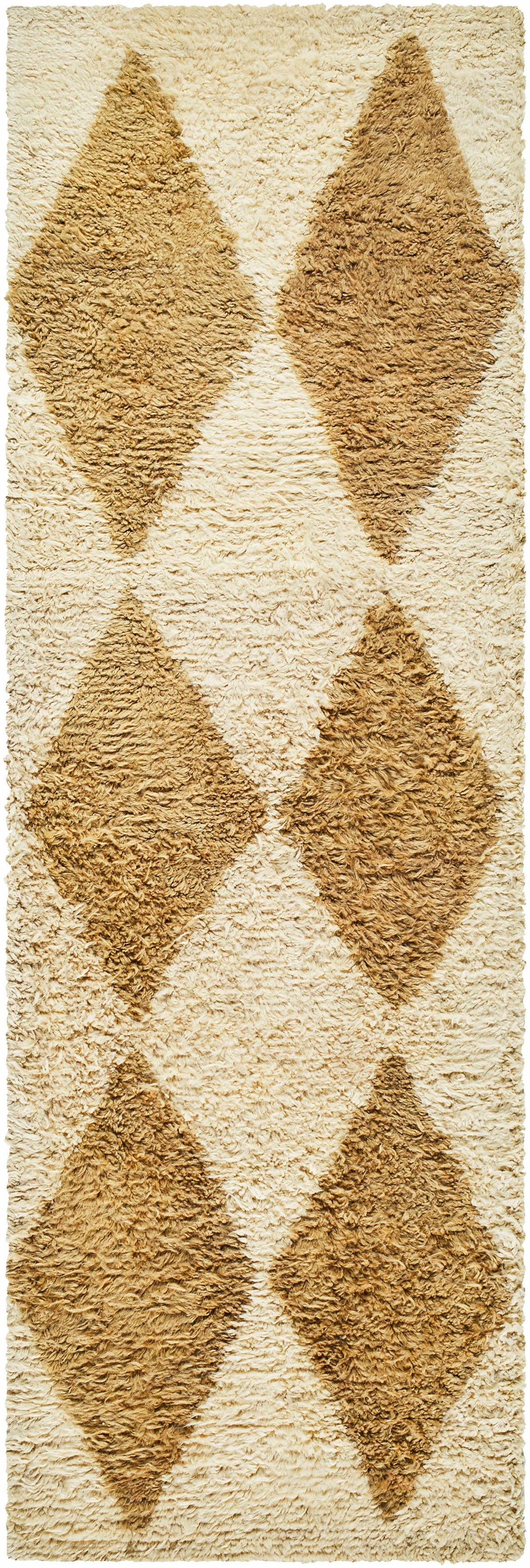 Tivka Diamond Checkered Wool Rug