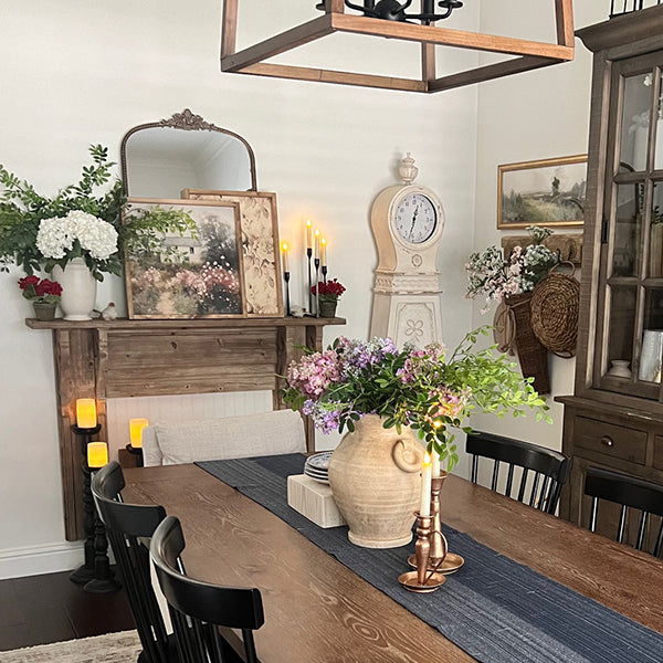 Aged Terracotta Vase with Handles