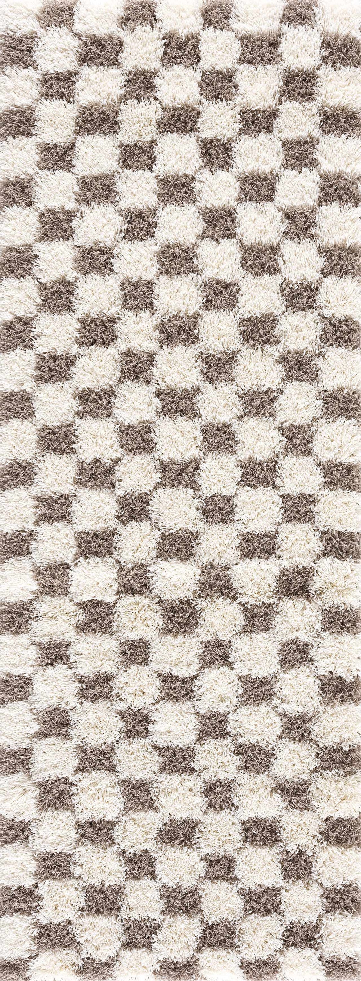 Boutique Rugs Atira Brown Checkered Area Rug - view 6